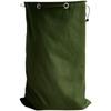 Thickened Large Canvas Bag in Army Green & Black - Jute Woven for Moving, Packing, or Luggage Document