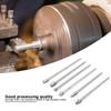 6pcs  6mm 14" Shank Aluminum Rotary Burr Extra Long 150mm Milling Cutter