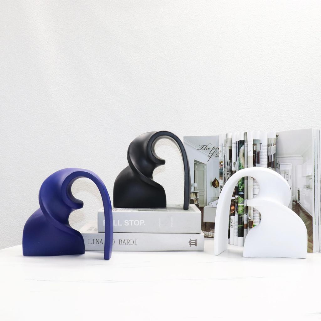 Modern Geometric Arch Ribbon Ornament for Living Room and Office Decor