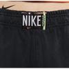 Nike Short taille haute imprimé logo pour femme Noir CZ9858-010