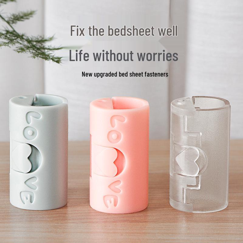 Needle-Free Bed Sheet Fastener: Anti-Slip Duvet & Quilt Corner Clip