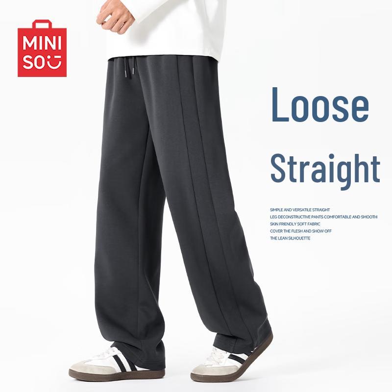 

MINISO Men s Youth Casual Loose Fit Long Pants XL