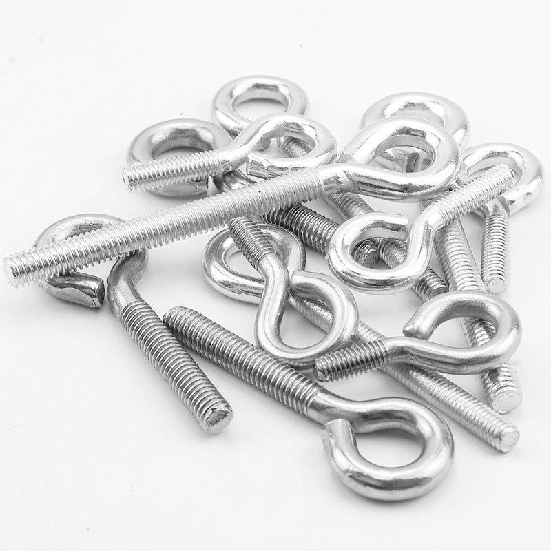 Edelstahl Ösenmaschinenschraubhaken mit Ring, M4-M24