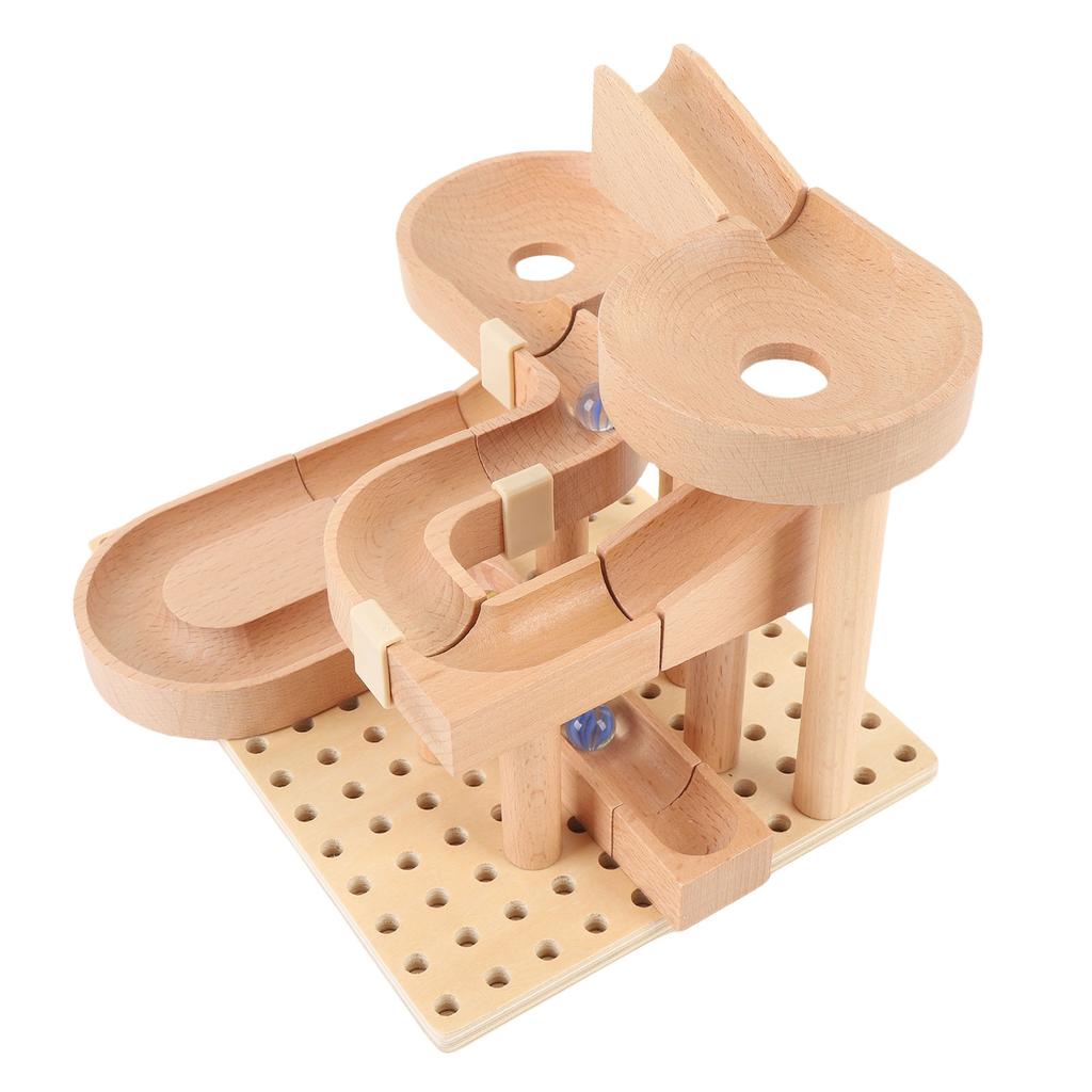 Holz Murmelmodell Bausatz DIY Stabile Struktur Pädagogisches Murmelmodell Montage Spielzeug für