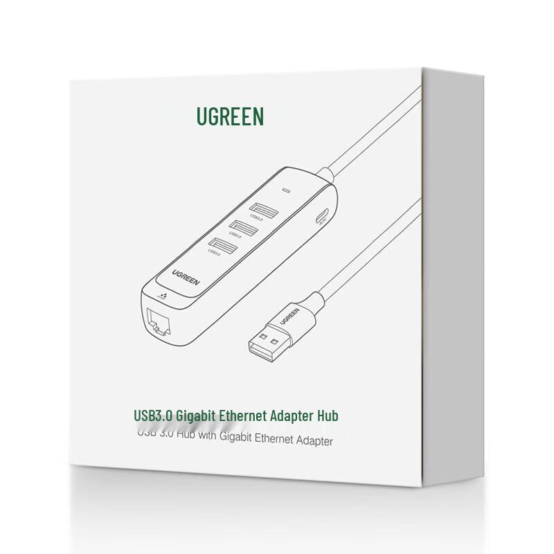 UGREEN CM530 USB 3.0 to Gigabit Ethernet Adapter Hub