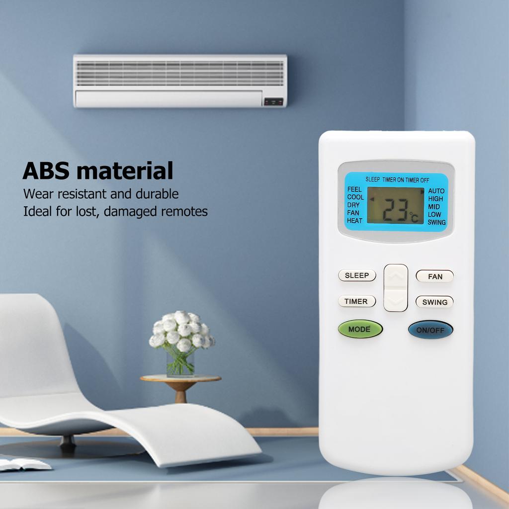 Replacement Remote Control for Conditioner GYKQ-03 GYKQ-05 -34 -47 KT-TL1 KFR-23GW KT 003, with Battery Powered ABS Material