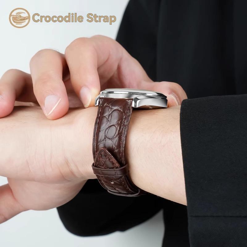 19mm 20mm 21mm 22mm 23mm Krokodilleder Uhrenarmband für Tissot 1853 T035 T099 T063 Lilock T006 T41 Echtes Lederarmband Herren