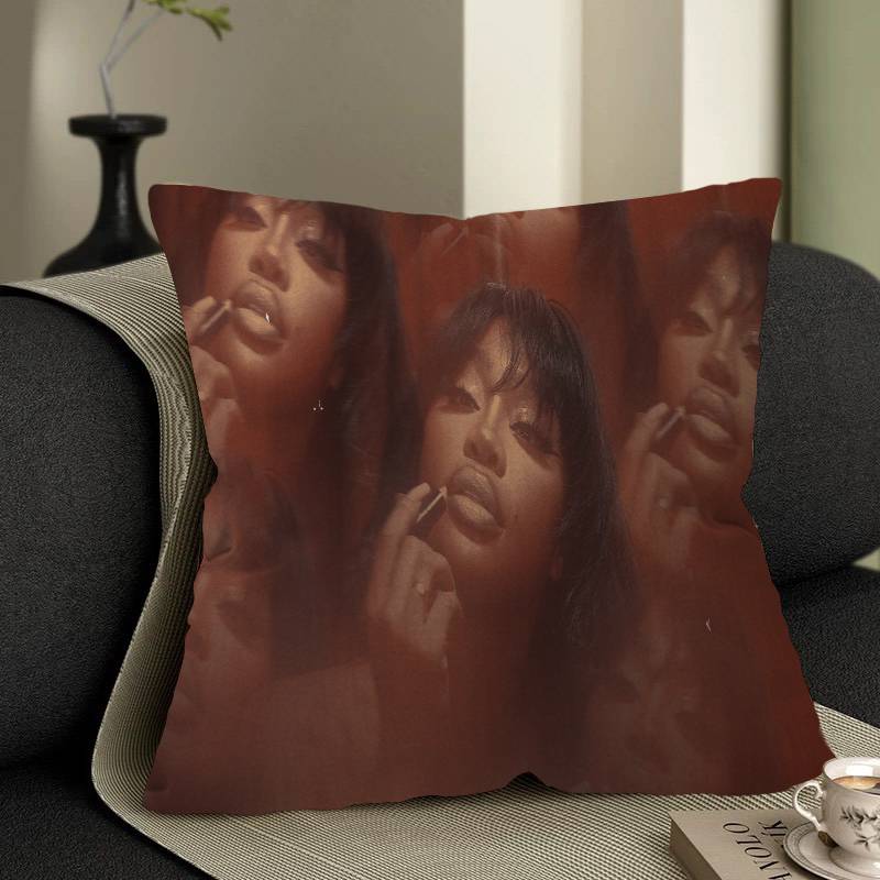 SZA Pop Singer Pillow Anime Pillow Sofa Bed Head Pillow Cover Cushion Cover 45x45 cm Fashion