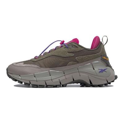 Zig Kinetica 2.5 Edge Classic Outdoor Hiking Synthetic Leather Low Top Casual Running Shoes Unisex Brown HR1772