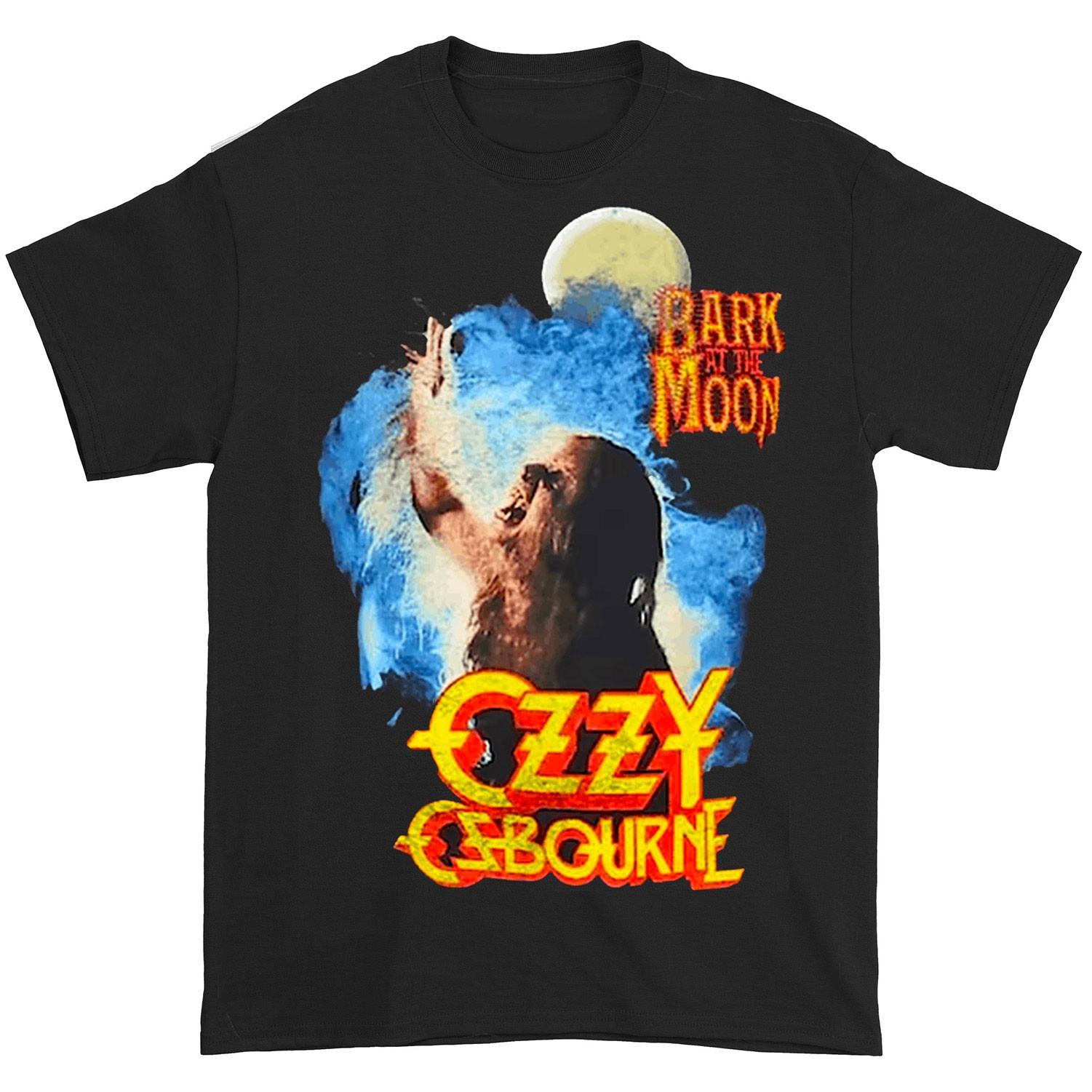 Men s Ozzy Osbourne Bark At The Moon T-shirt Medium Black S