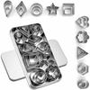 ZISIZ New Year & Birthday Cookie Molds & Cutters Set