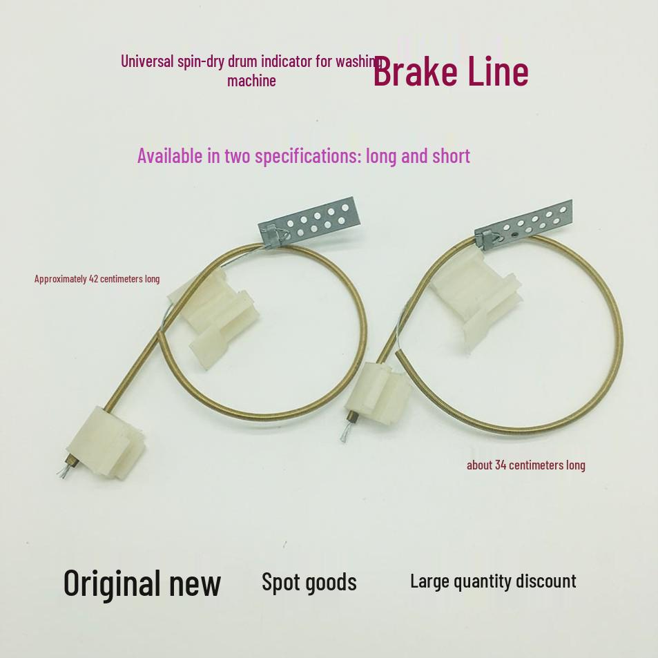 

Double Cylinder Semi-Automatic Washing Machine Brake Cable Set with Spin Dry and Dehydration Functions 1 Long Cable ~42cm