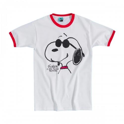 Peanuts Unisex Adult Snoopy Ringer T-Shirt