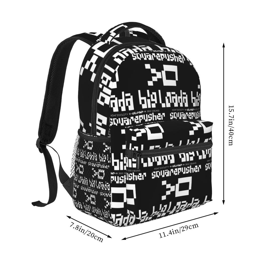 Do You Know Squarepusher Album Cover Art Student Backpack School Bag Hiking Travel Daypack for Boys Girls Bookbag Shoulder Bags