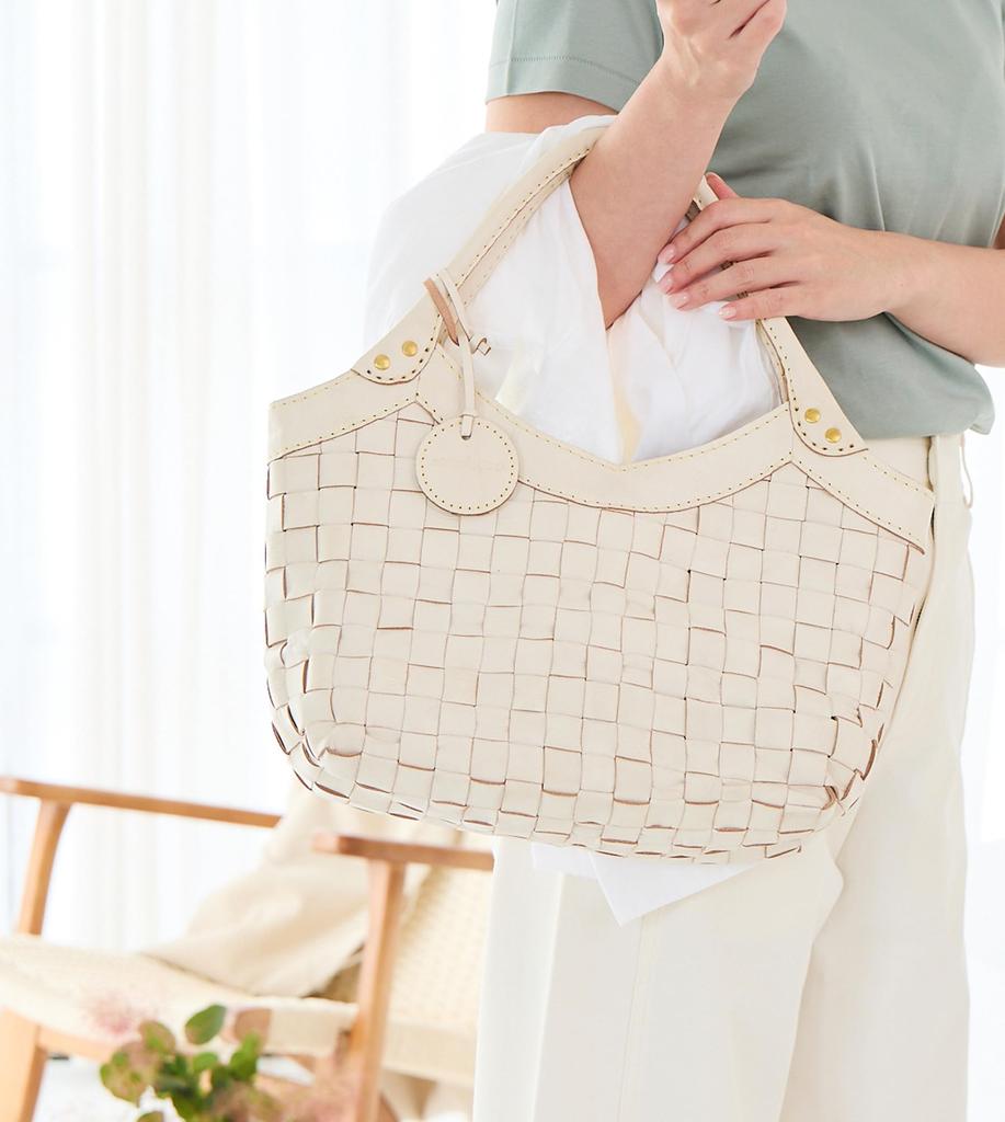 genuine perfect as a 49864 [ZUCCHERO] Women's bag, leather, popular, simple, gift, [Video available] (White)