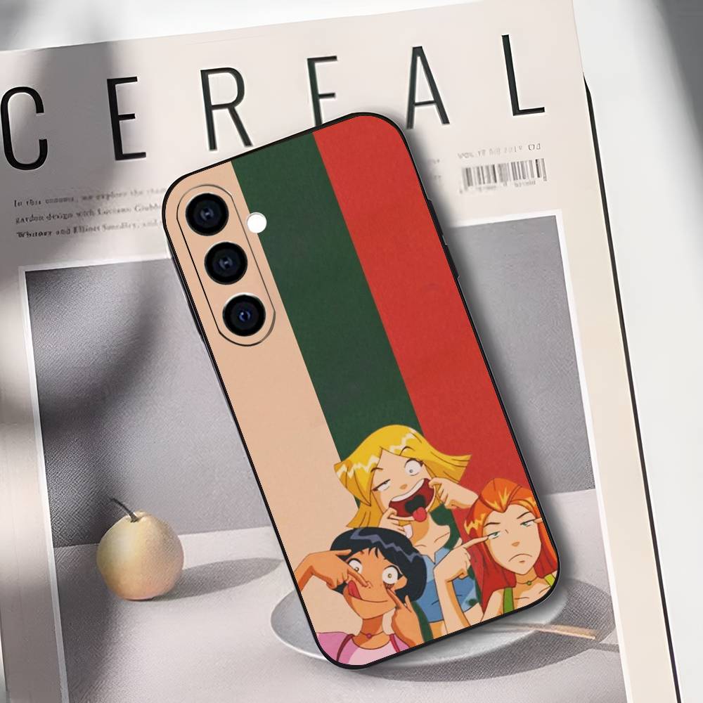 

Cool T-Totally S-Spies Phone Case For Samsung Galaxy A73,A72,A71,A70,A53,A52,A51,Others Soft Black Cover Samsung a70