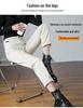 New Arrival 2026: Women's Off-White High-Waisted Slim-Fit Skinny Jeans, Versatile Straight-Leg Style for Spring