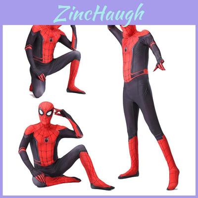 Quality Peter Parker Spider Man Far From Home Cos Costume For Adults And Kids**