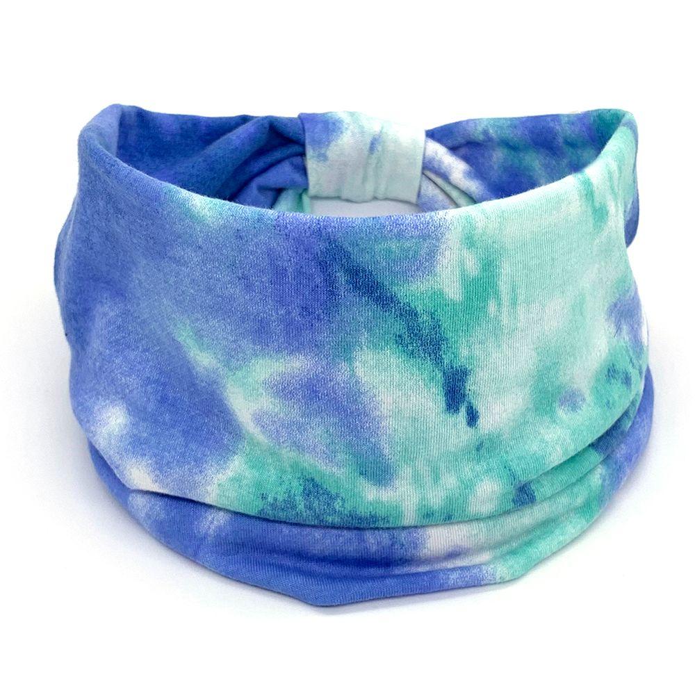 Hair Bands Yoga Criss Cross Sport Head Wraps Twist Headbands Wide Knotted Headbands Tie Dye Turban