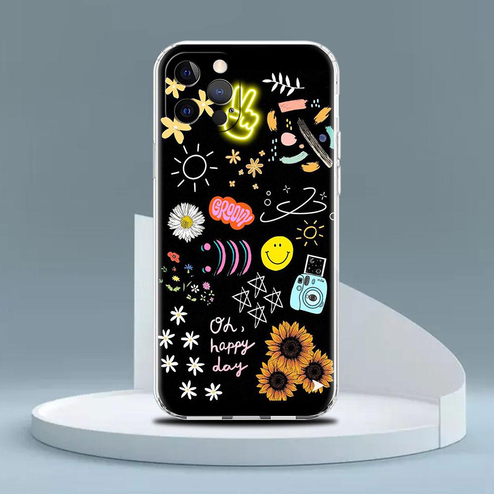 Transparente Hülle für Apple iPhone 14 13 11 12 Pro 7 8 Plus XR X XS Max 6 6S 14Pro Silikon Handyhülle Mond Astronaut