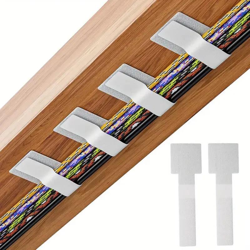 

1set/10pcs Self Adhesive Cable Organizer, Table/Wall Adhesive Cable Fixed Clip, Power Cable Tie Network Cable Routing Holder