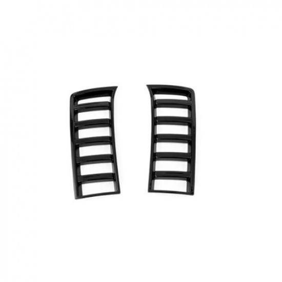 Glossy Black Front Air Intake Vent Cover Trim For Toyota Tundra 2022 2023 2024