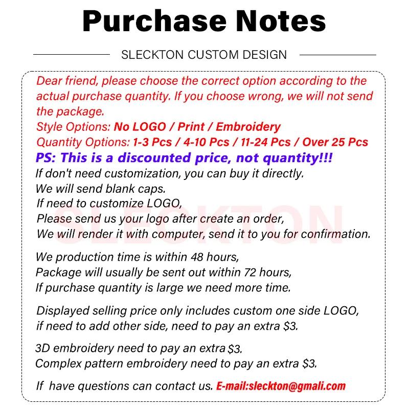 Casquette de baseball rétro SLECKTON avec logo brodé personnalisé pour hommes et femmes, design DIY, lettre, impression graphique personnalisée, vente en gros