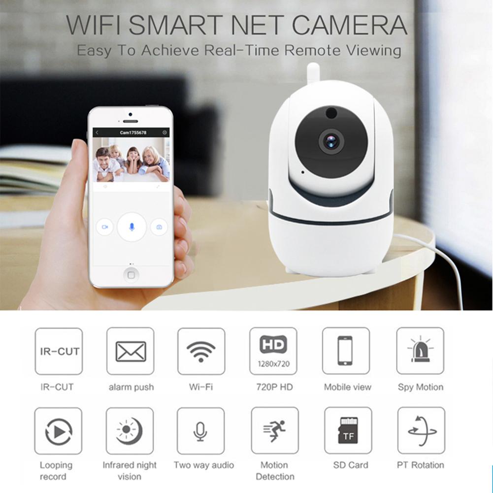 Buy WiFi IP Smart Home Camera Wireless 720P HD Night Vision CCTV Indoor ...
