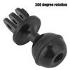 Metal 360 degrees  Rotating Ball Head Holder Mount Photography Lamp Arm Base Adapter (Black)