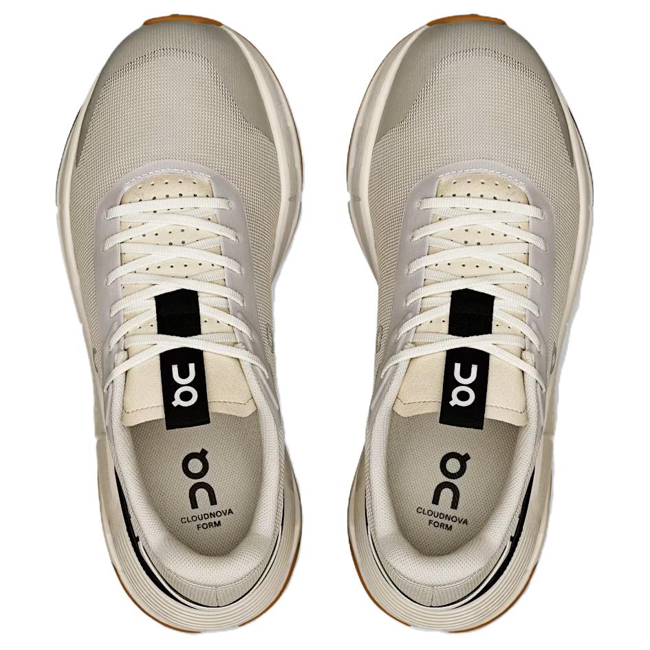 On Cloudnova Form 2 Comfortable Soft Breathable Low-Top Short Distance Running Shoes Women sneaker Beige 3WE30174141