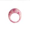 Anillos Punk Grandes de Resina de Moda Fresca para Mujeres Diseño Acrílico Irregular Colorido Anillo de Dedo Vintage para Niñas Joyería de Fiesta