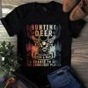 Men's and Women's T-shirts Hunting Deer Give a Man a Change To See the Loneliest Places