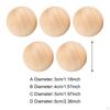 5 Pieces Wooden Balls for Crafts and DIY Projects Decor Ornaments Handmade Unpainted Parts