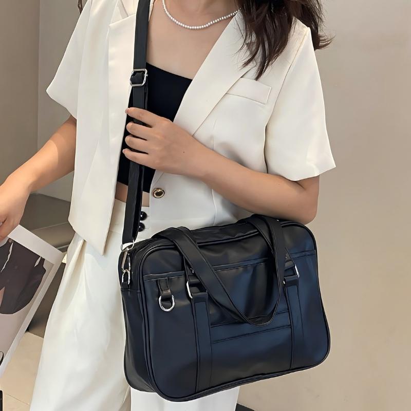2025 Original Japanese JK Uniform Bag Women's Two-dimensional Messenger Commuter Bag Simple College Style Large-capacity Handbag