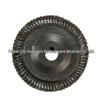 16x100 Calcined Sandpaper Flap Wheel for Grinding & Polishing Metal, Wood, Stone – Includes 75 Plastic Cover.