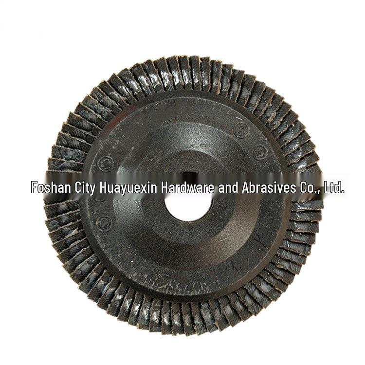 16x100 Calcined Sandpaper Flap Wheel for Grinding & Polishing Metal, Wood, Stone – Includes 75 Plastic Cover.