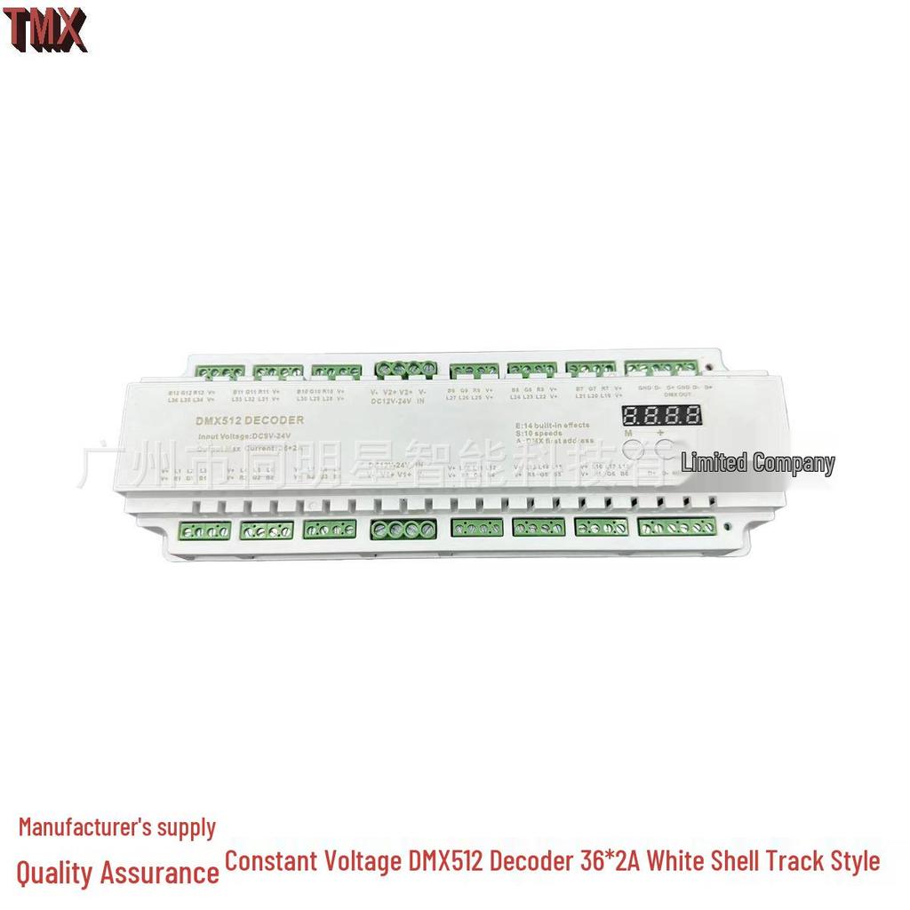 Intelligentes LED-Einbau- und Strahlerlicht mit 36-Kanal DMX512-Controller