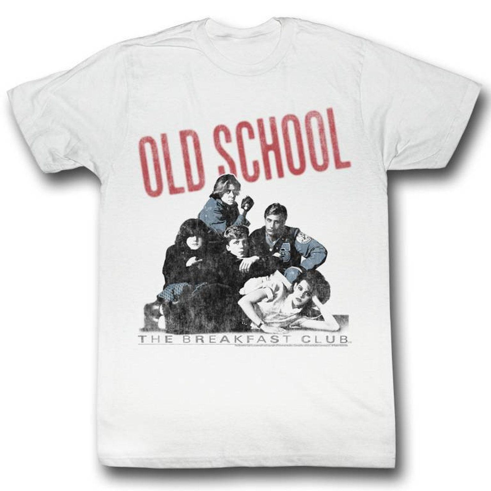 Breakfast Club Old School White Adult T-Shirt 3XL