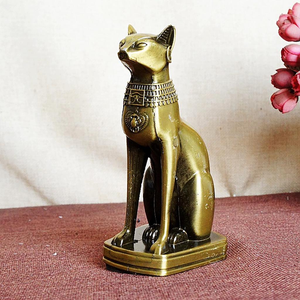 Buy Metal Bastet Statue Egyptian Cat God Figurine Cat In Ancient Egypt