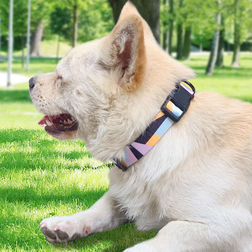 12 Stiluri Guler pentru Câine din Nailon cu Imprimeu Floral, Boem, pentru Cățeluș Mic, Pisică, Guler Ajustabil Chihuahua, Accesorii Consumabile pentru Animale de Companie
