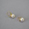 Korean High-End Fashion Pearl Imitation Earrings with High-Gloss Finish for Women