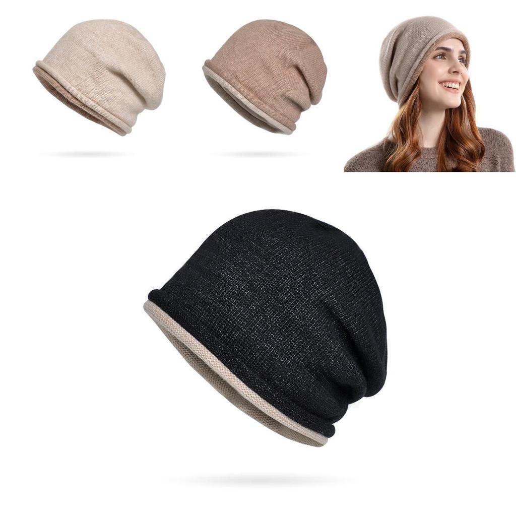 Knitted Winter Hat For Women With Windproof And Breathable Acrylic Material
