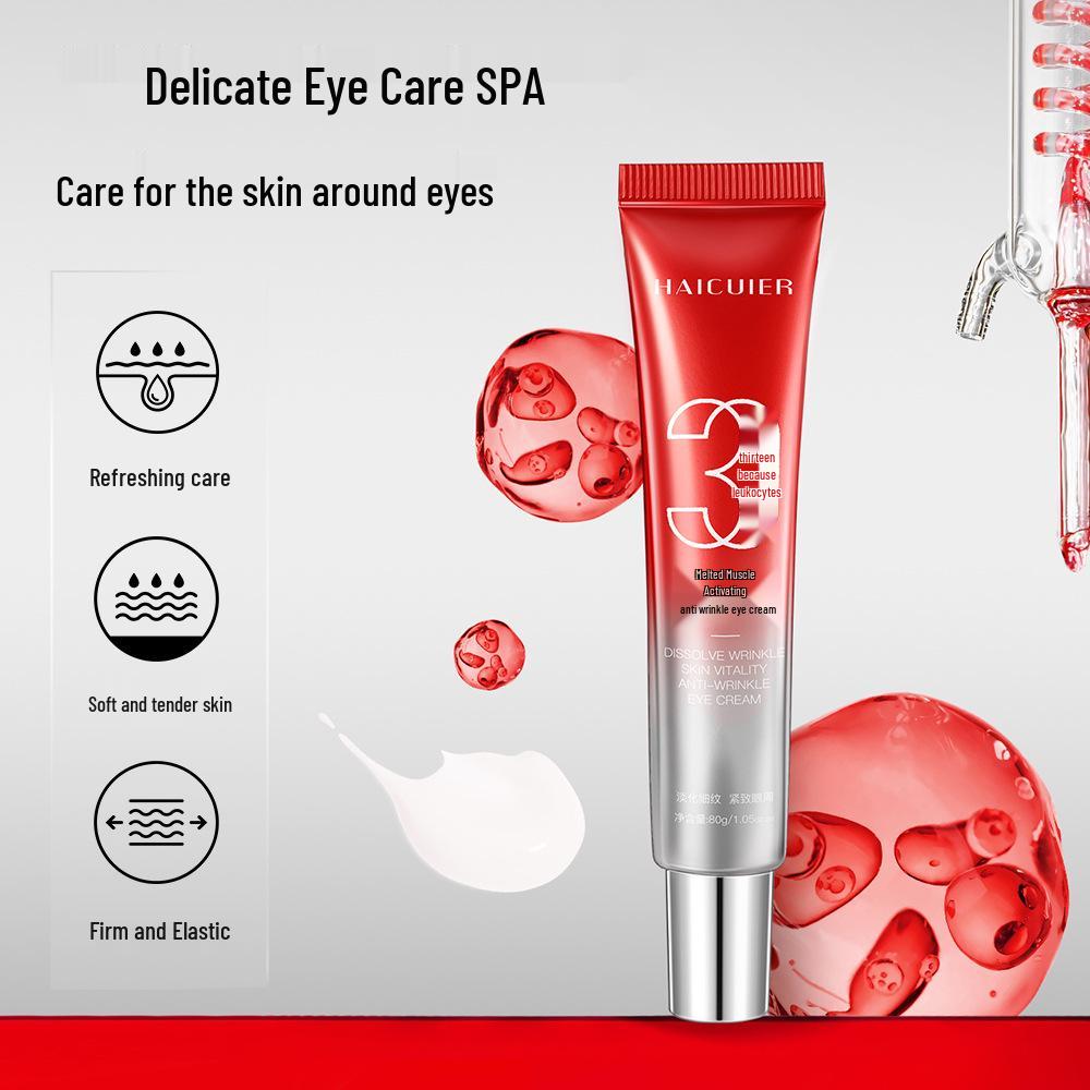 Haitrier Anti-Falten Augencreme – Reduziert Augenringe, feine Linien, Krähenfüße und Tränensäcke, 30g.