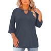 Women's Fashionable Short Sleeve Elegant Commuting And Casual Top