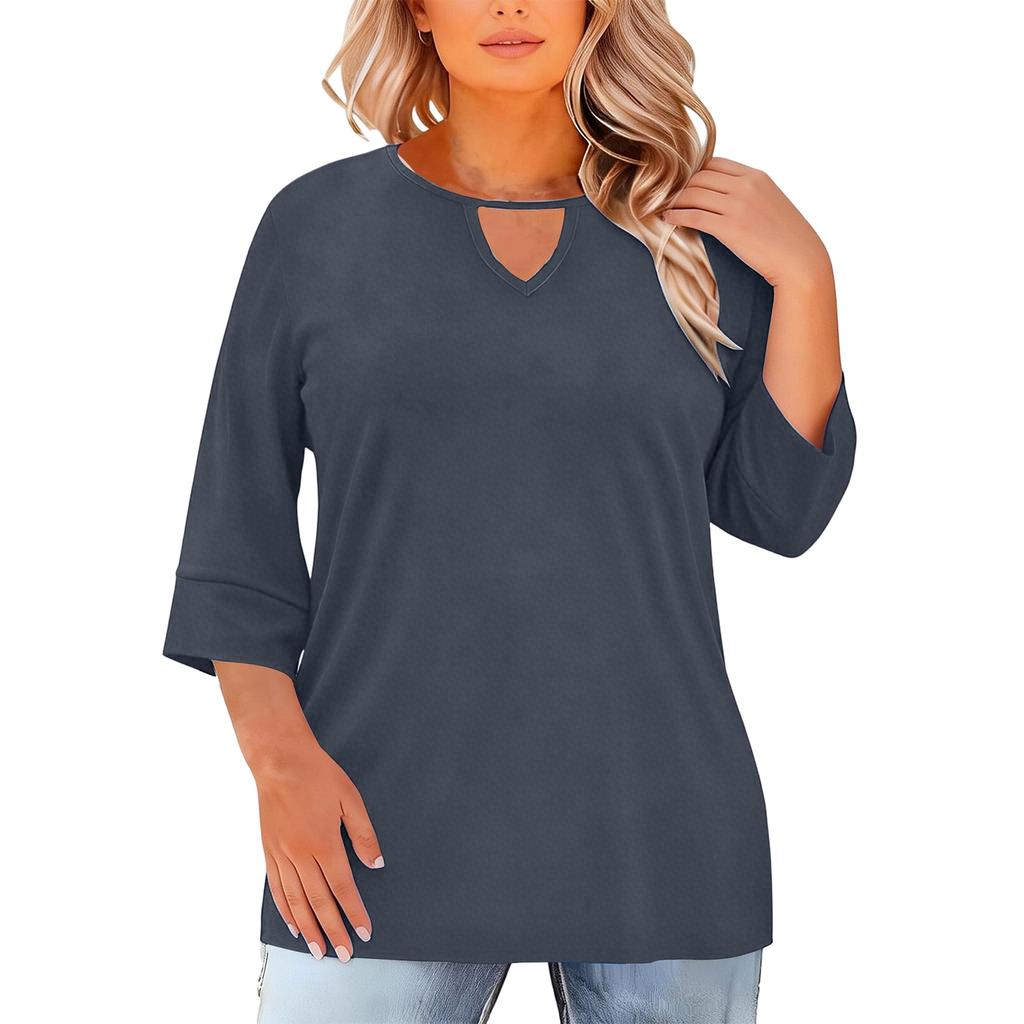 Women's Fashionable Short Sleeve Elegant Commuting And Casual Top