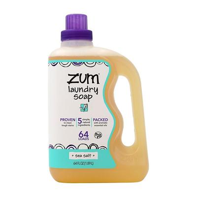 Zum Laundry Soap Sea Salt 64 Loads, 64 Fl Oz