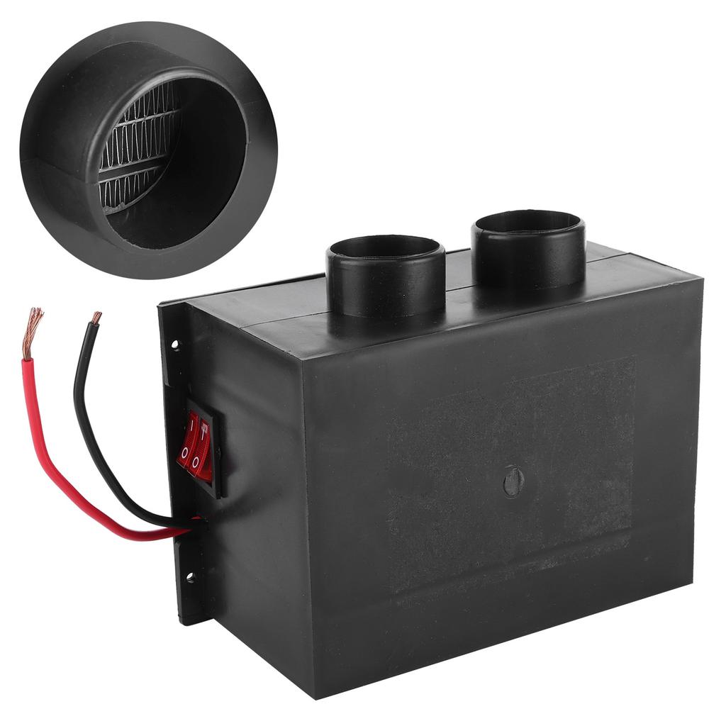 12V Autoheizung 12V 600W Autoheizung 2-Loch Tragbar Winter Schnelle Heizung Wärmer Frostentfernung Geräuschlos Auto-Aufwärmzubehör