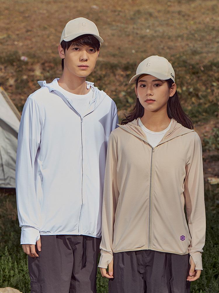 UPF50+ Ice Silk Quick-Dry Sun Protection Jacket - Breathable, Trendy, Thin Outdoor Summer Coat for Couples