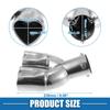 A ABSOPRO Muffler Cutter, Exhaust Pipe, Exhaust Pipe, Downward, Double Outlet, General Purpose, For