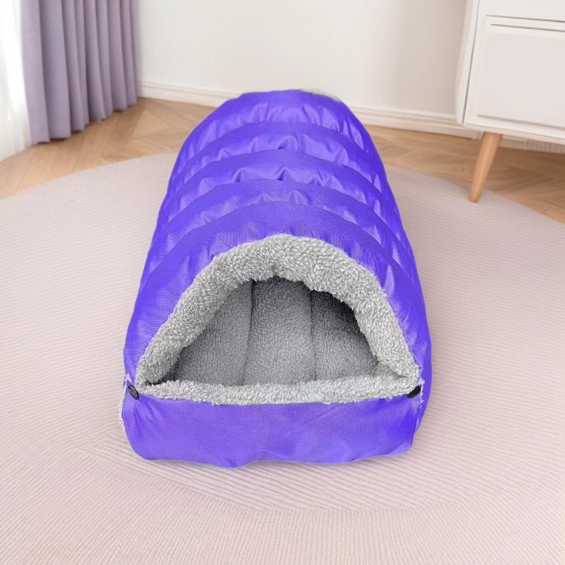 Cat & Small Dog Winter Warm Semi-Closed Nest - Spacious All-Season Sleeping Bag